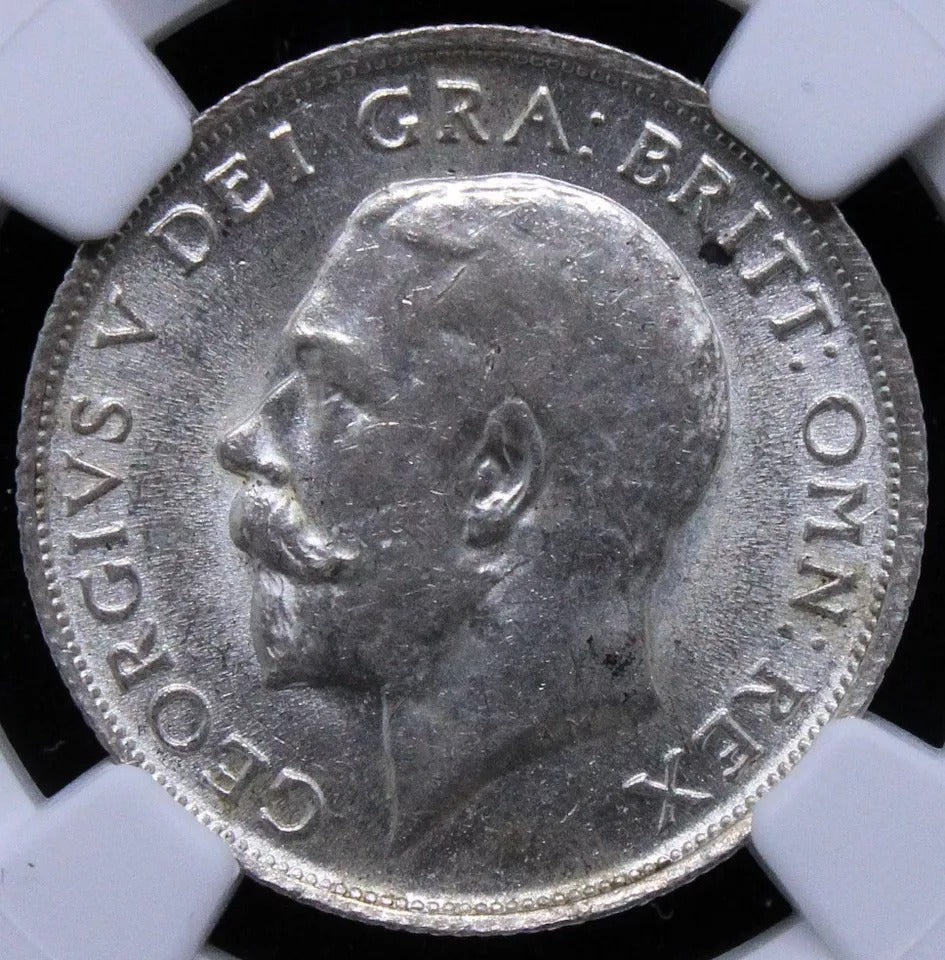 1 Shilling, 1916 George V, S.4013 NGC AU58 #2