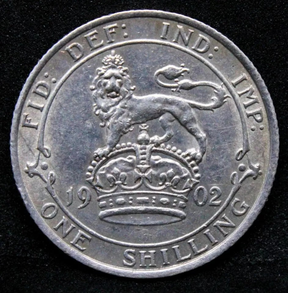 1902 Shilling, Edward VIII, EF great condition.