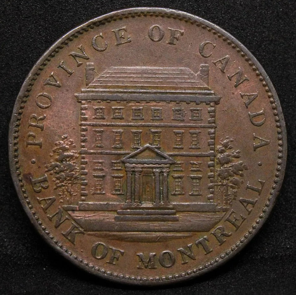 1 Penny 1842 - Montréal Bank Token Canada. CCT#:PC-2 aEF