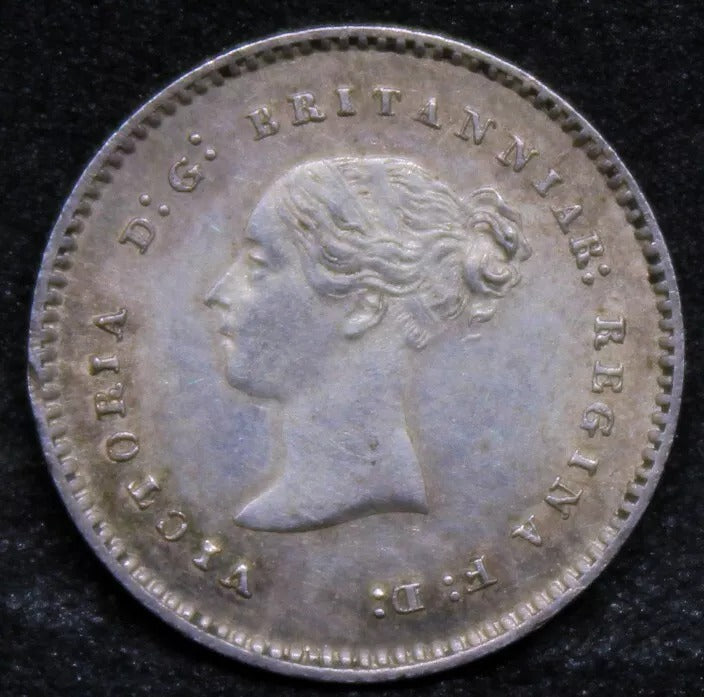 2 Penny Maundy issue 1867. Queen Victoria young Head. S.3919 aUNC