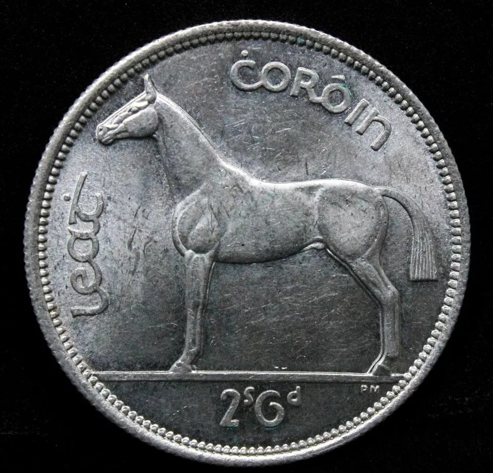 1940 1/2 Crown, Ireland Republic. KM.15 UNC