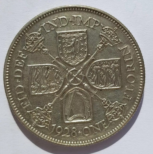 1928 Florin  George V UNC