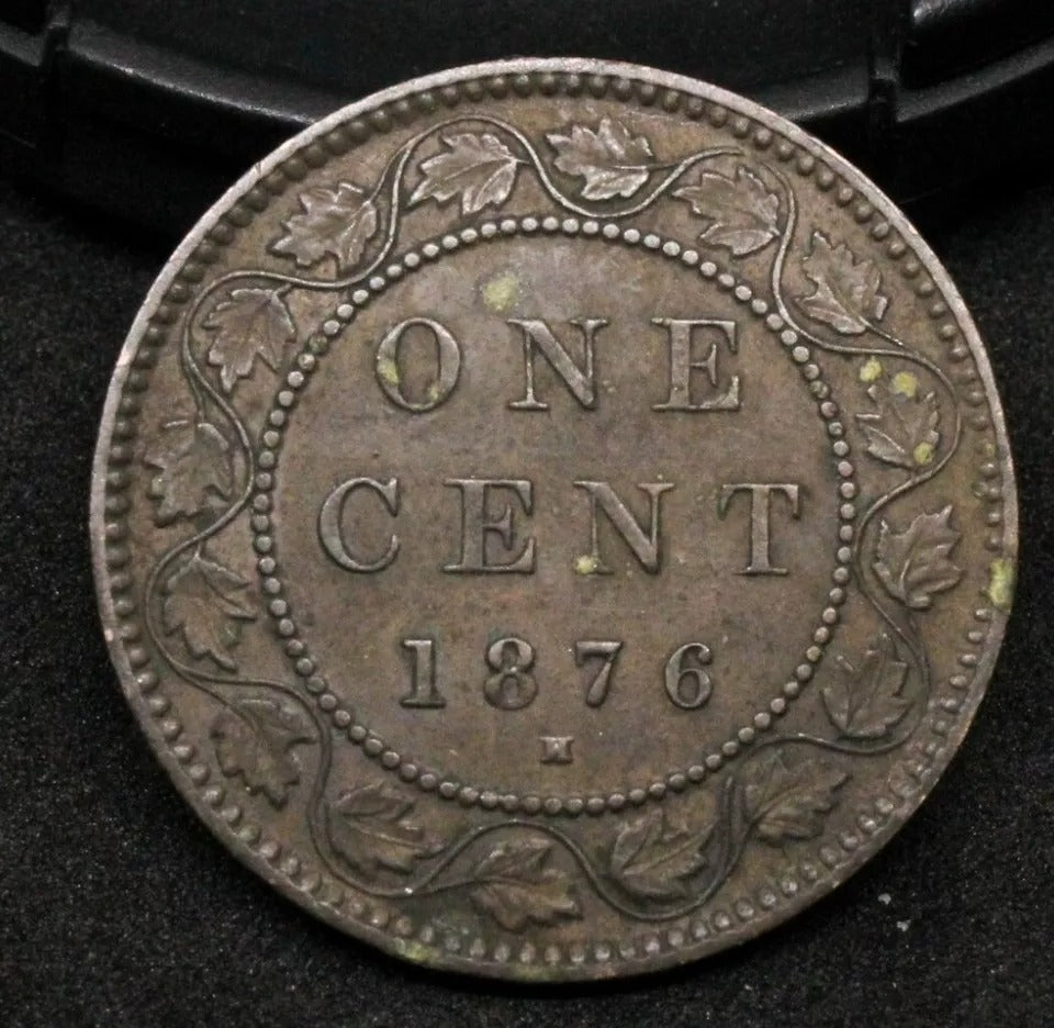 1876-H Penny, Canada Queen Victoria KM-7