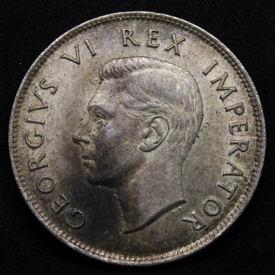 2 1/2 Shillings 1942. South Africa. George VI. KM-30. aUNC