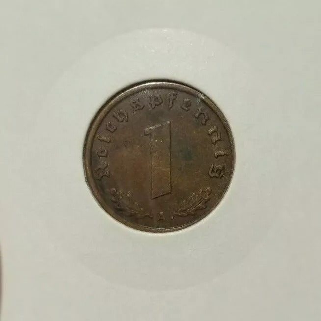 1939 Germany - Third Reich Reichspfennig KM 89 AU