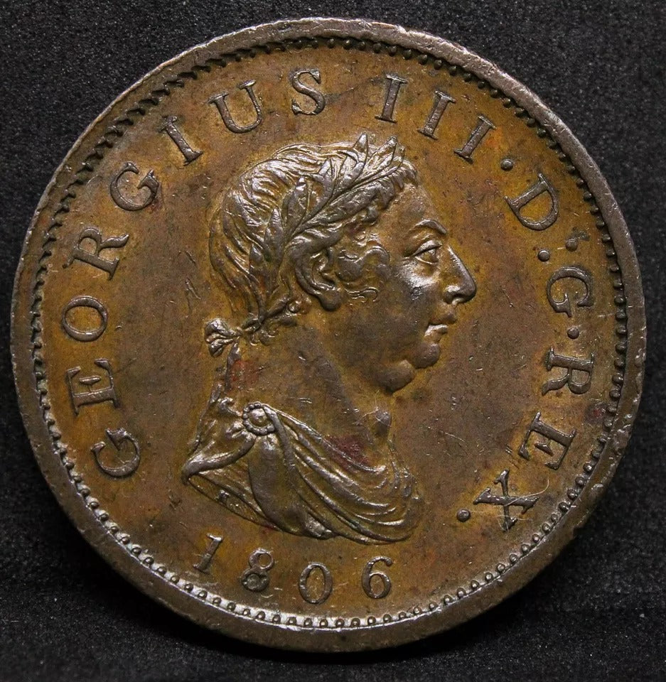 1 penny 1806, George III. S.3870 UNC