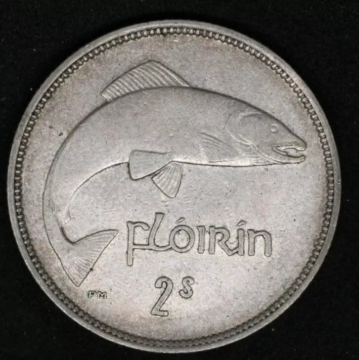 Ireland Free States 1939 2 shillings Florin EF