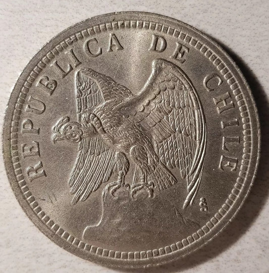 1933 Chile Peso km 176.1 UNC