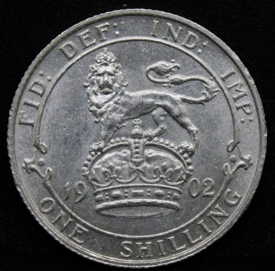 1902 Shilling, Edward VIII, UNC great condition.