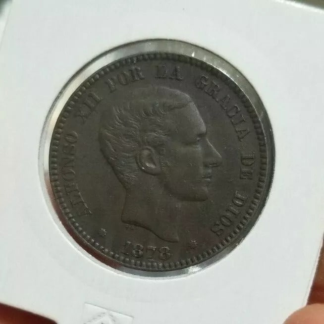 1878 10 Centimos - Alfonso XII - Spain UNC
