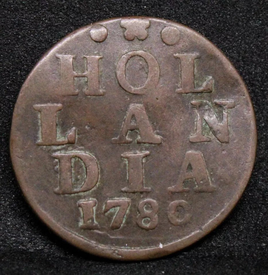 1780 Netherlands HOLLAND Duit KM# 80