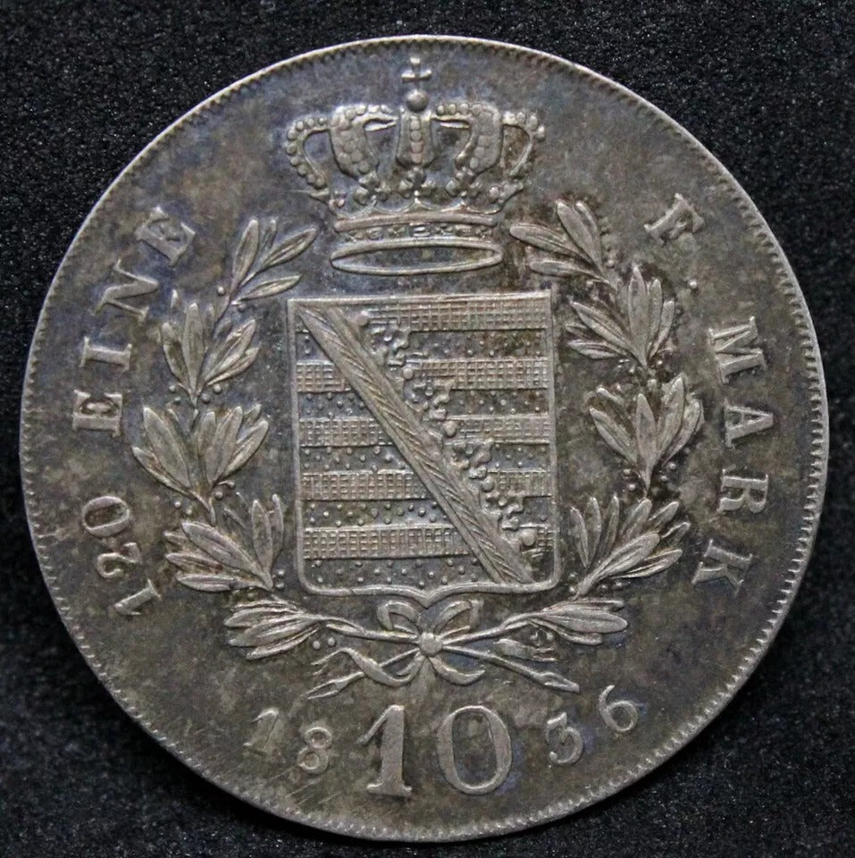 10 Kreuzer 1836 German States Saxe-Coburg-Gotha. KM63 UNC