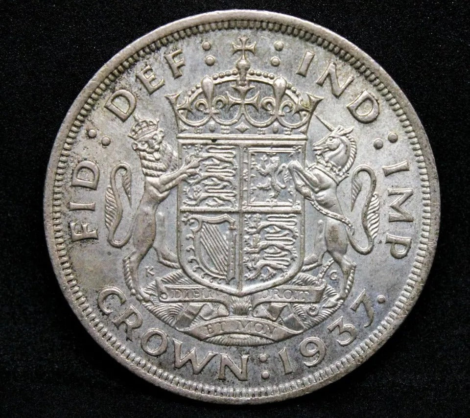 1937 British Silver Crown, George Vi (Specimen in Case, presentation piece)