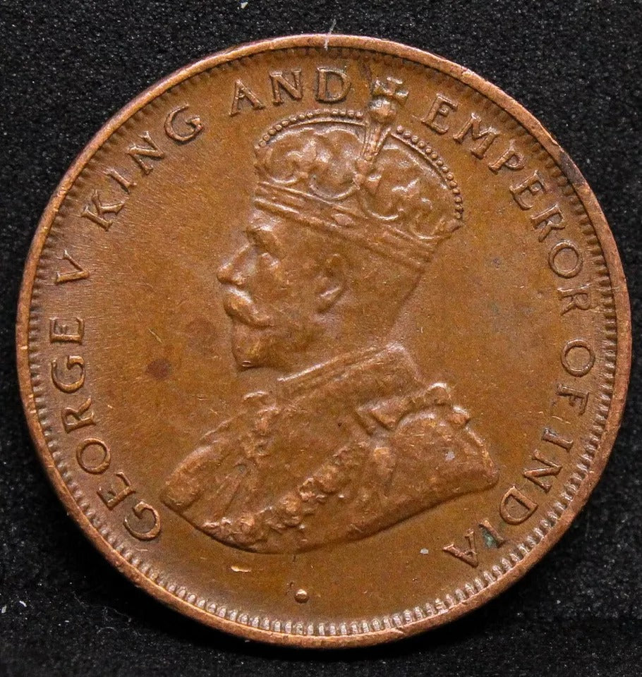 1 cent 1912, Ceylon George V. KM-107. EF