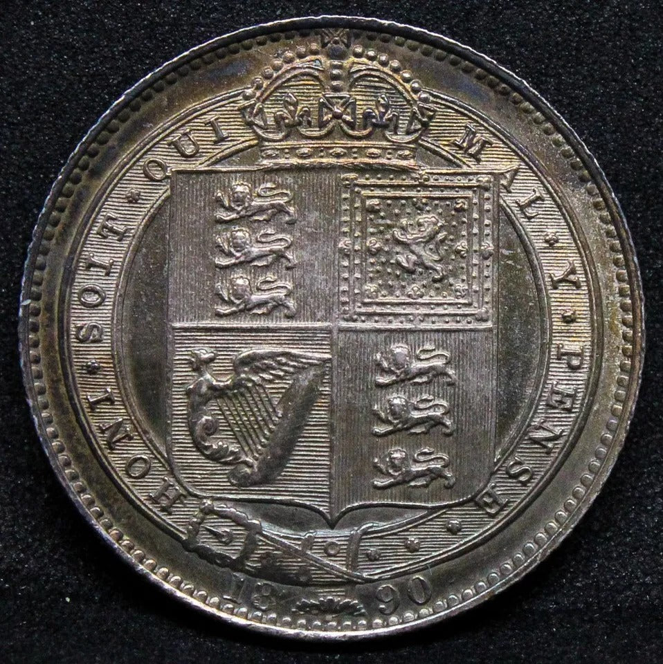1 Shilling 1890, Queen Victoria Jubilee Head. S.3927 UNC