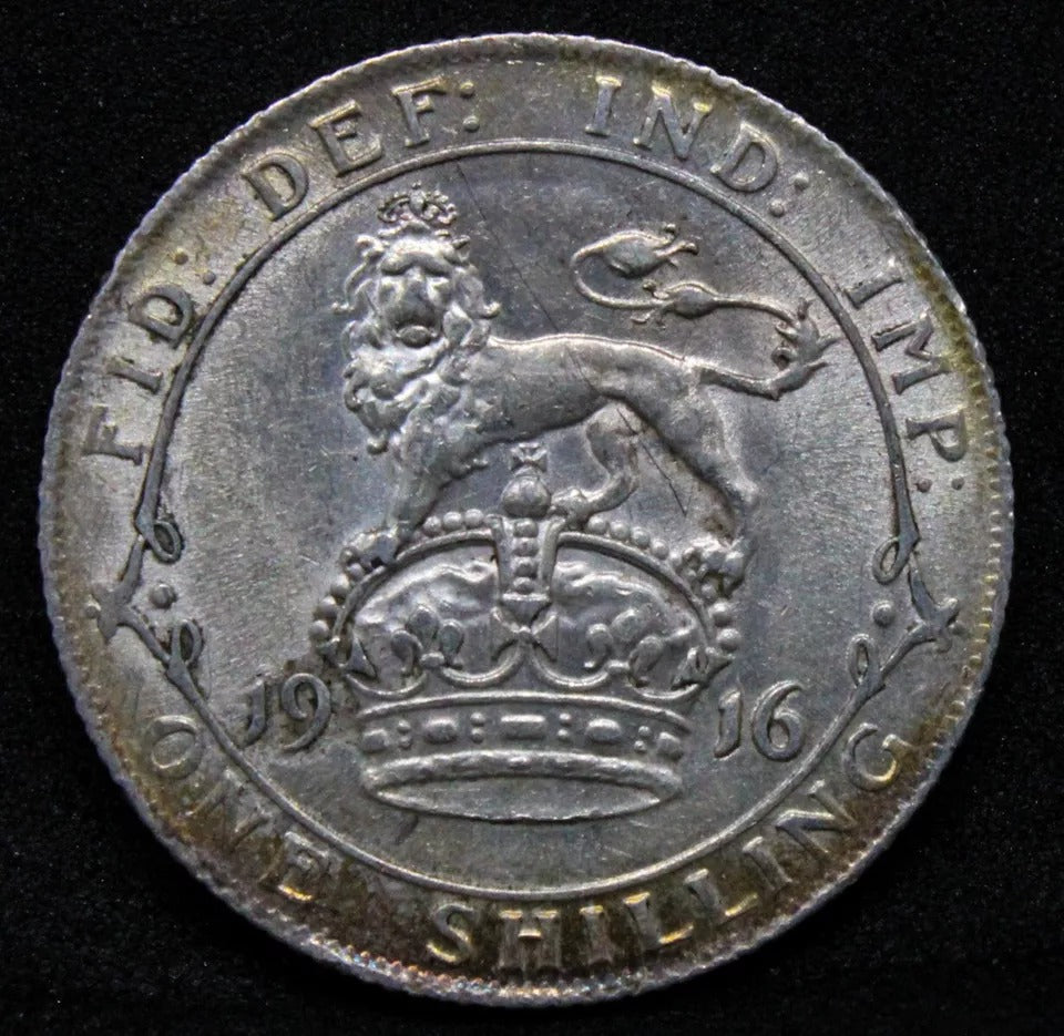 1 Shilling, 1916 George V, S.4013 UNC