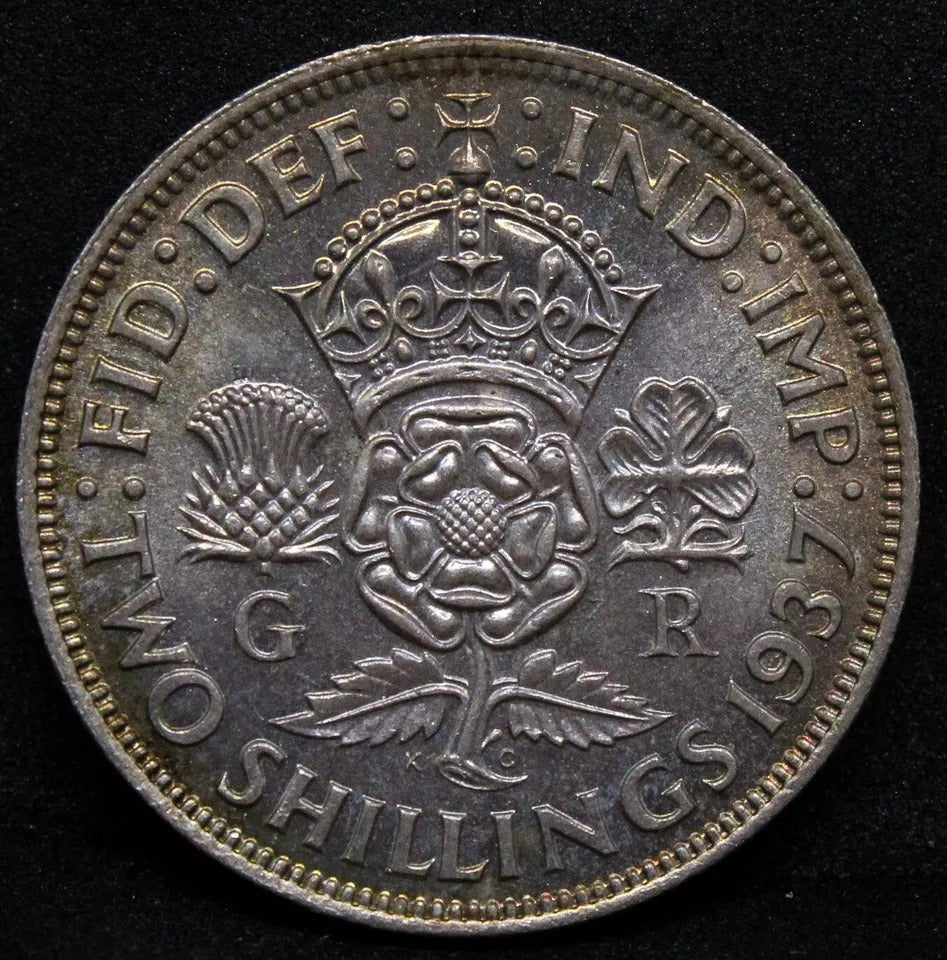1 Florin 1937, George VI. S.4081 UNC