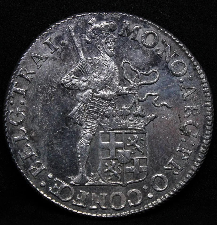 1786 Ducat, Netherlands UTRECHT Silver KM# 93.1. UNC