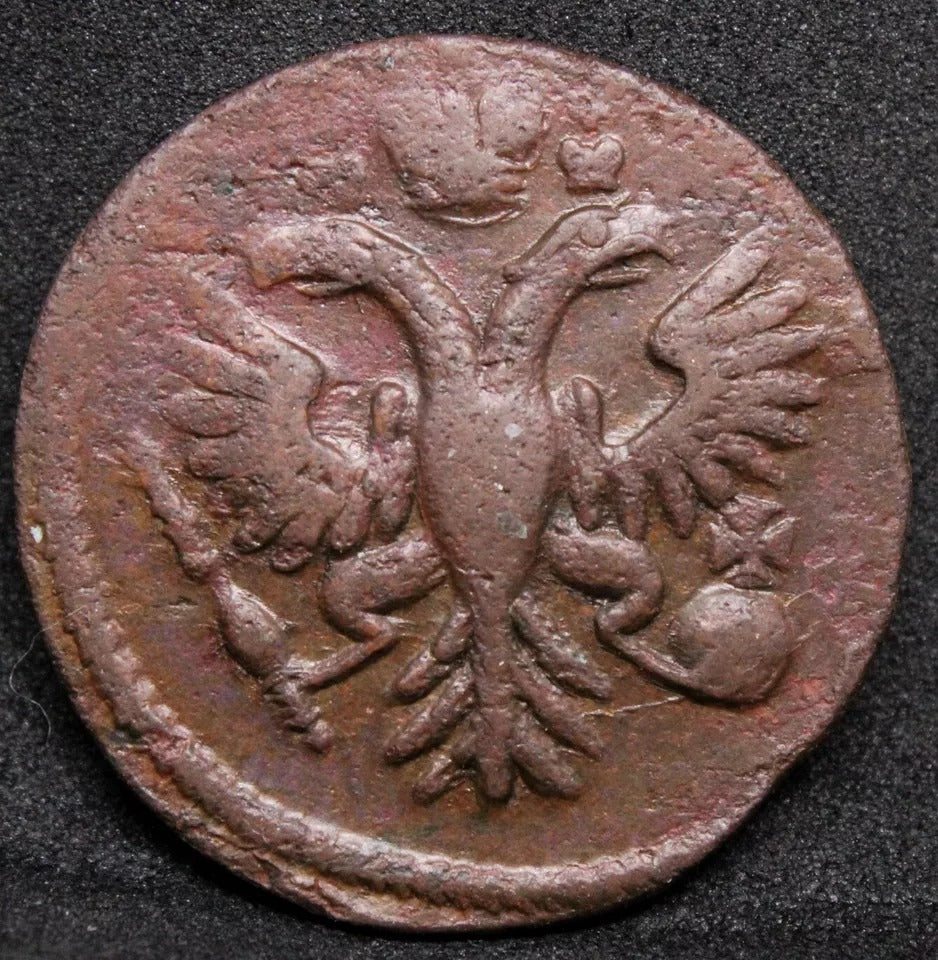 1734 Denga, Russian Empire. Anna Ioannovna. KM-188. VF