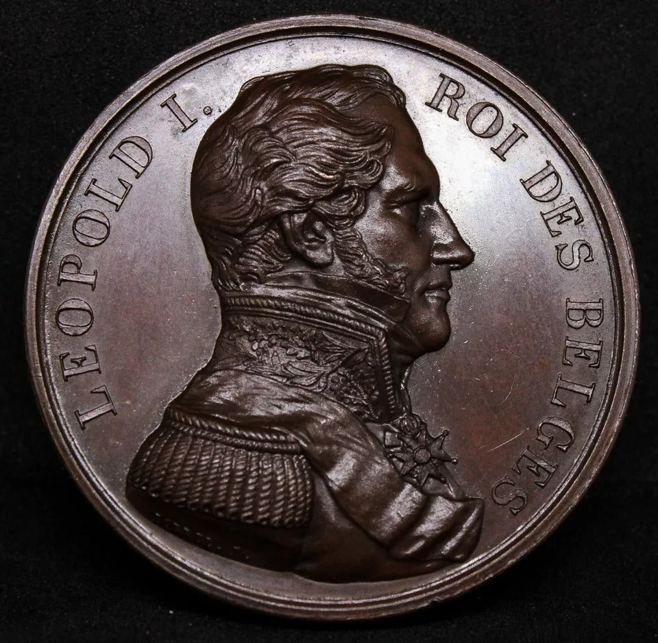 Belgium, Leopold I. Industrial Exhibition Medal, 1830. FDC