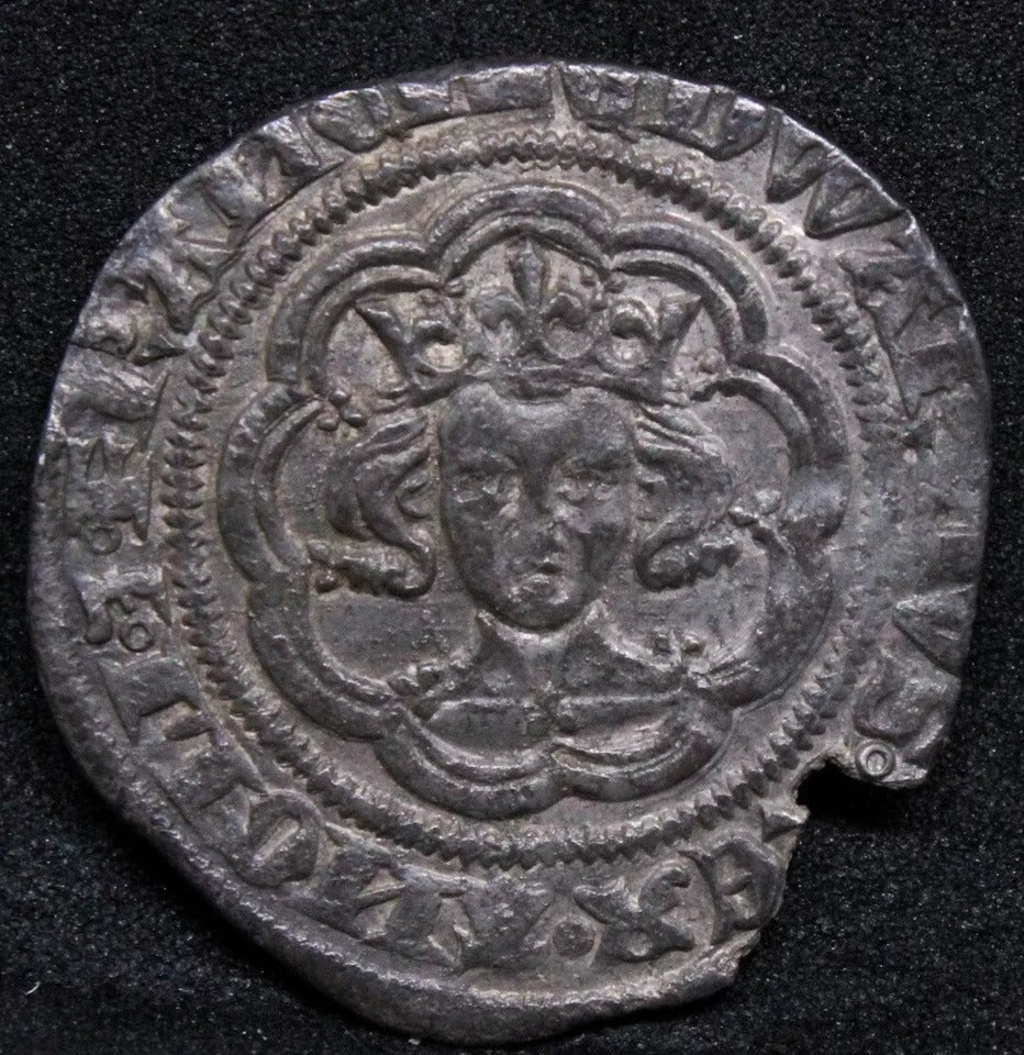 Edward III (1327-1377), Pre-Treaty Halfgroat, series C, mm:cross 1- S.1574