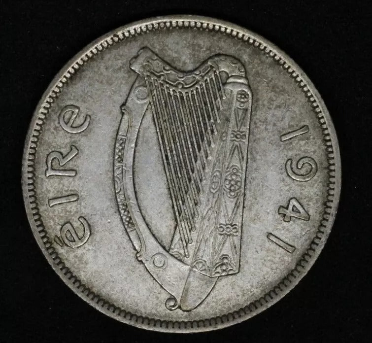 Ireland Free States 1941 1/2 crown EF