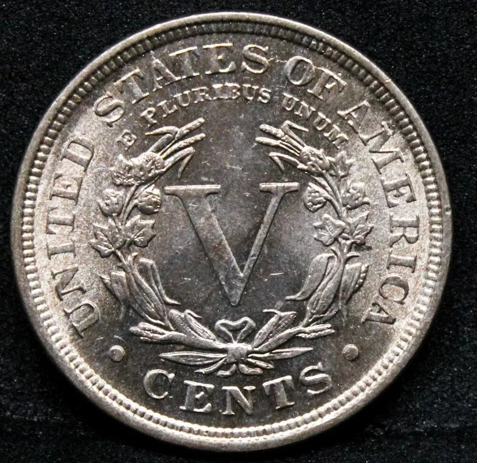 1906 Nickel Or 5 Cent Coin, USA/United States Coin BU