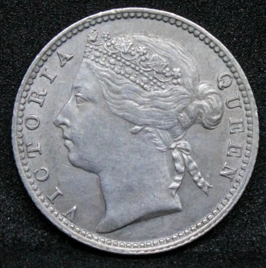 1898 straits settlements 10 Cents, Queen Victoria. KM-11 UNC