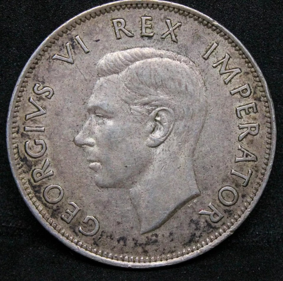 1940 2 1/2 Shillings South Africa Republic, King George VI. KM-30 EF