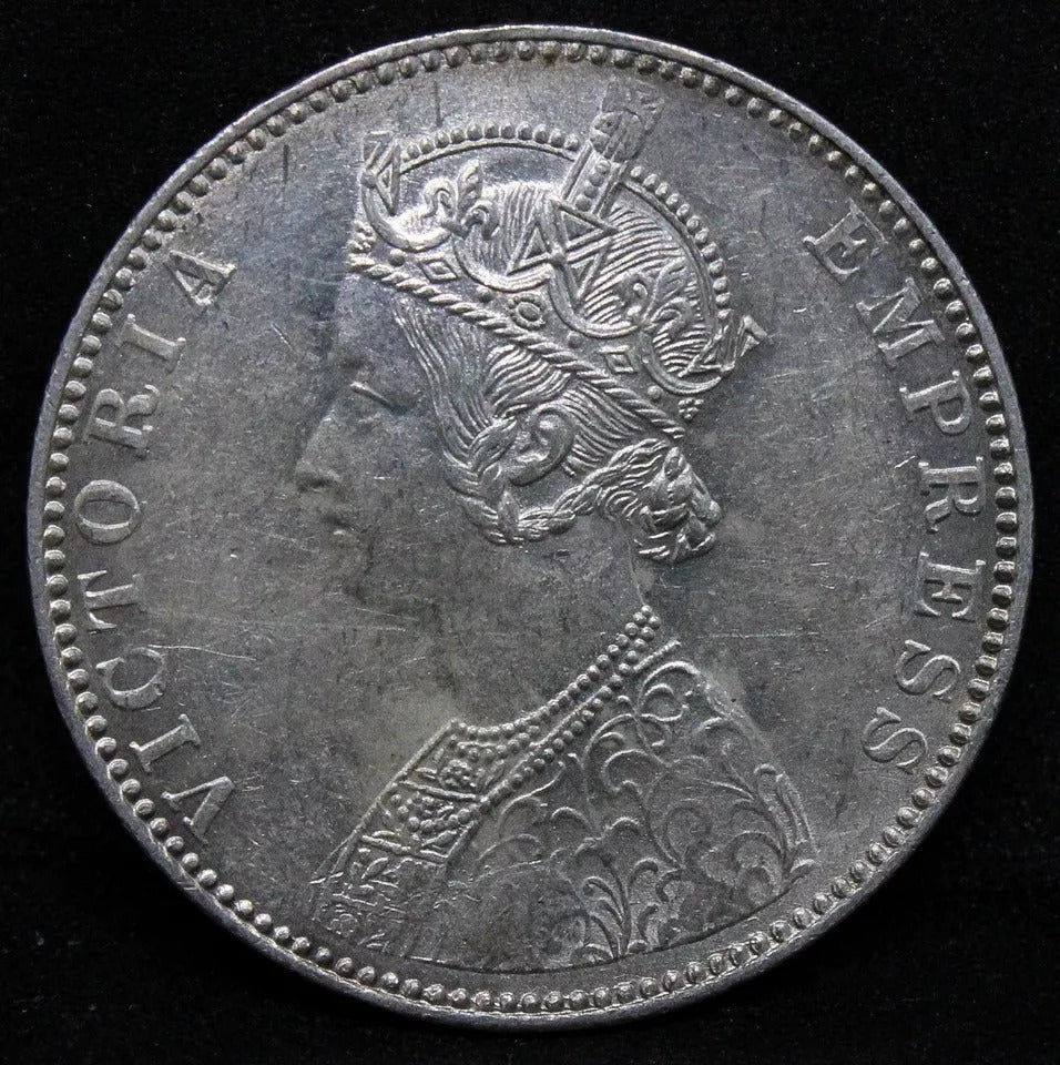 1893-B rupee Victoria India-British KM 492 UNC