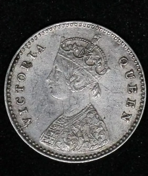 1862 India-British 2 Annas Victoria KM 469 EF