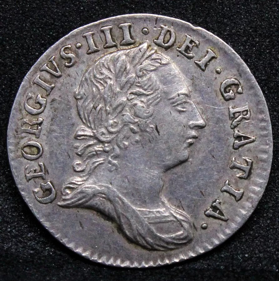 3 pence 1763 Maundy issue. S.3753. EF