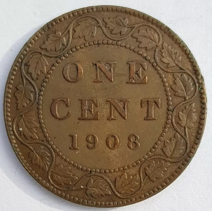 1908 Canada Cent, Edward VII.
