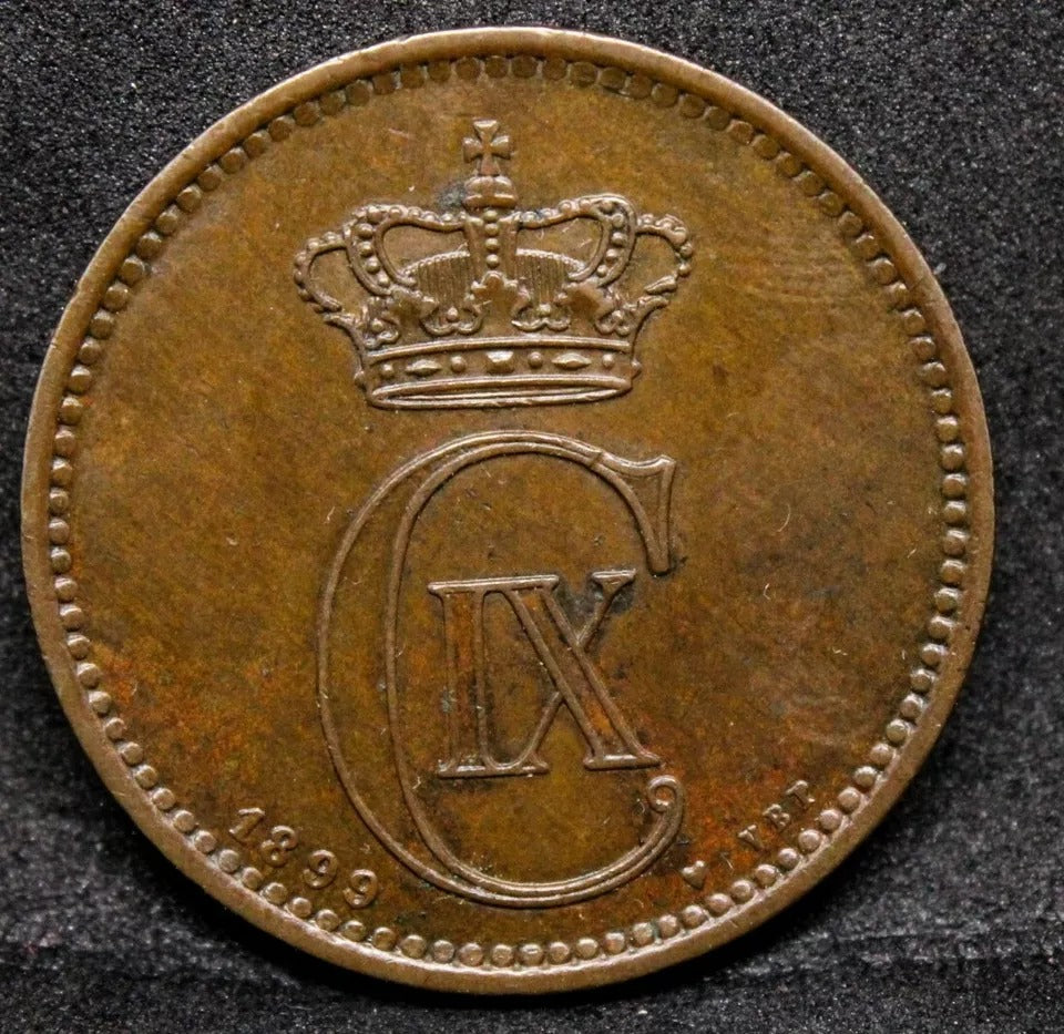 5 Ore, 1899 Denmark, Christian IX Copenhagen mint KM-794.2, UNC