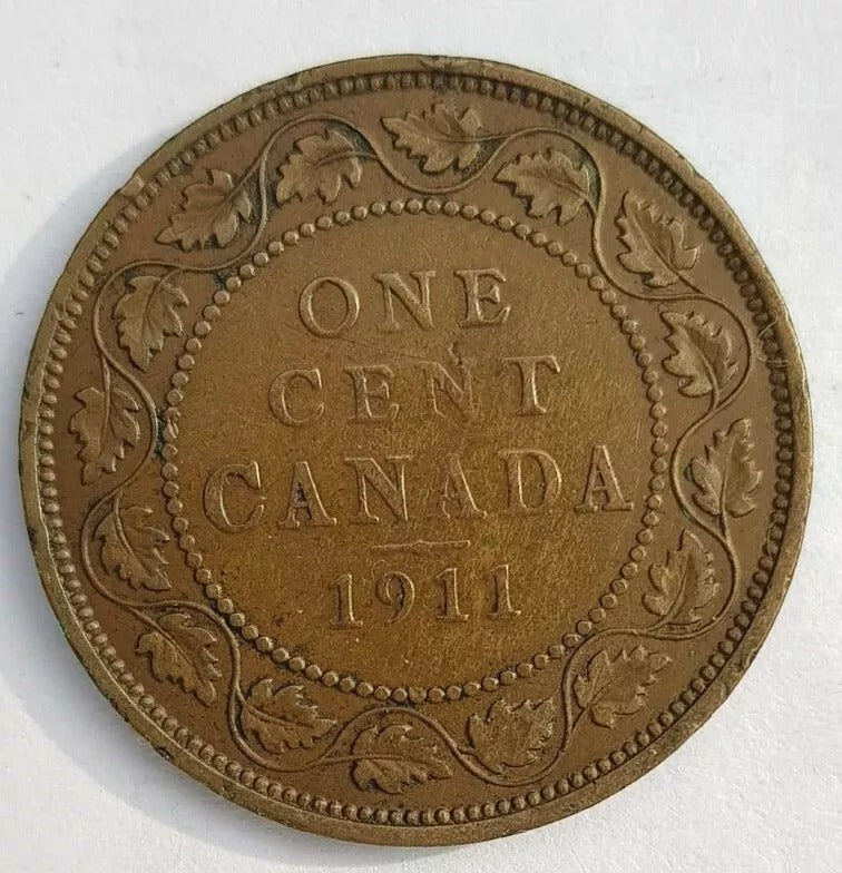 1911 Canada Cent, George V.