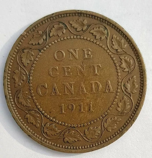 1911 Canada Cent, George V.