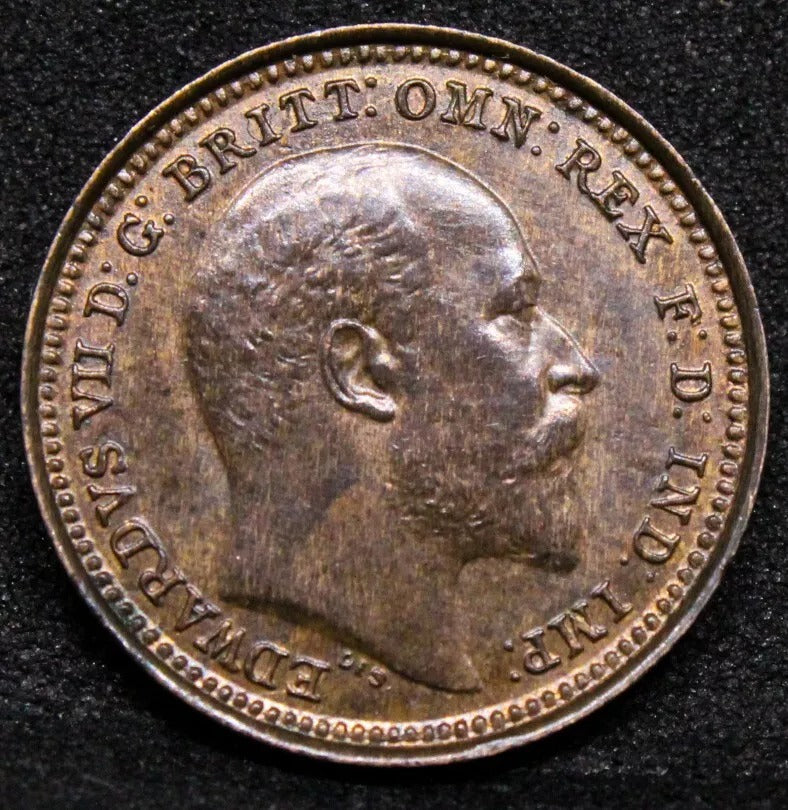 1/3 Farthing 1902, Edward VII. S.3993. UNC colonial coinage