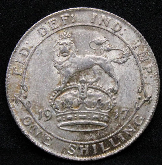 1 Shilling, 1917 George V, S.4013 gEF