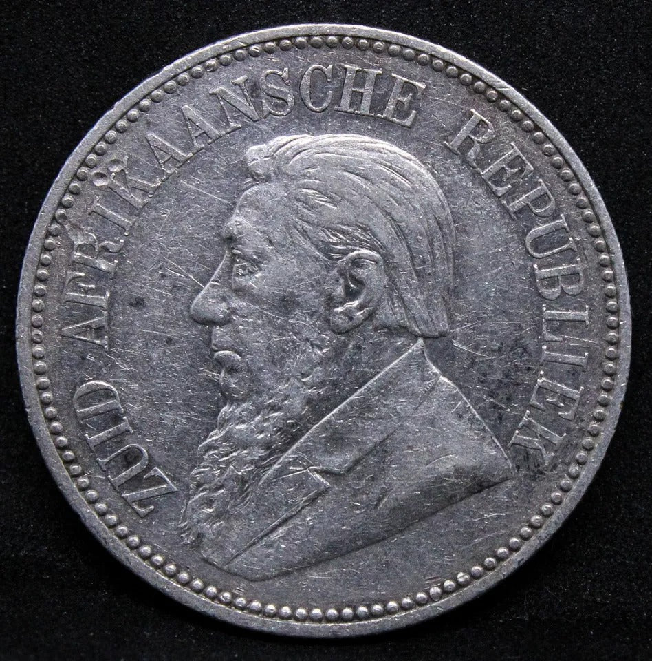 2 1/2 shillings (1/2 Crown) 1894 South Africa. KM-7 SOLD..