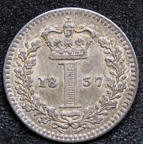 1 penny (maundy issue) 1837. William IIII. S.3844. UNC