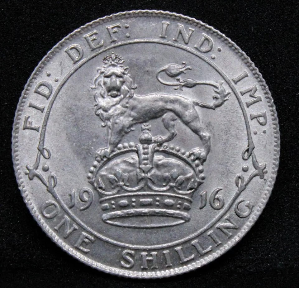 1 Shilling, 1916 George V, S.4013 UNC #2