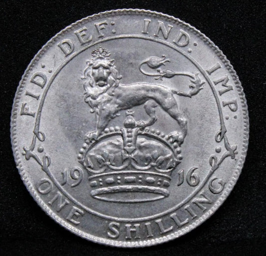 1  Shilling, 1916 George V, S.4013 UNC #2