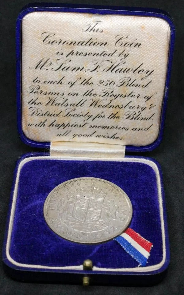 1937 British Silver Crown, George Vi (Specimen in Case, presentation piece)