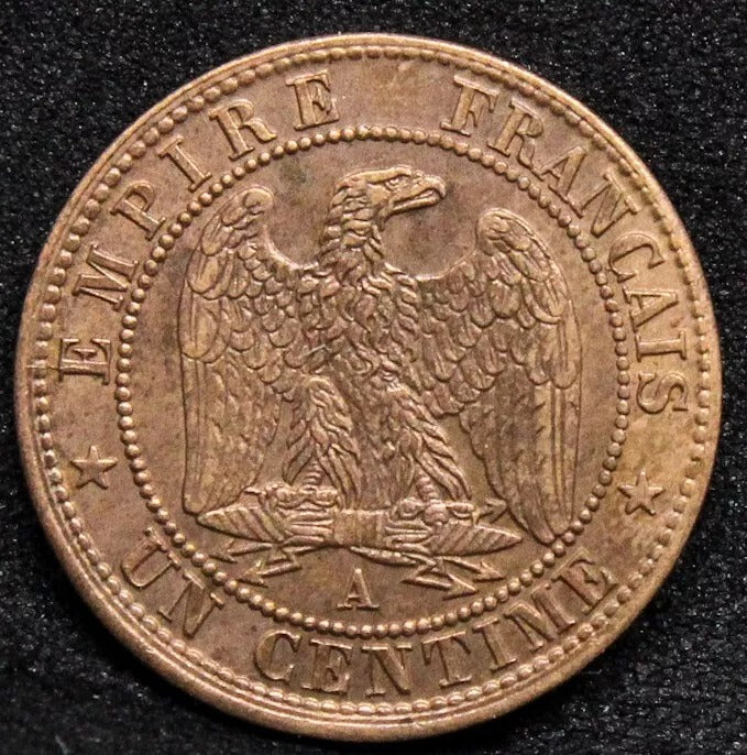 1862 1 Centime - Napoleon III - France