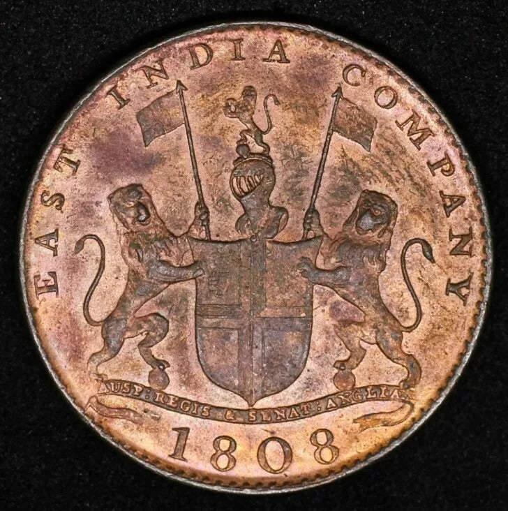 1808 10 Cash East India Company aUNC Admiral Gardner Shipwreck salvage #2