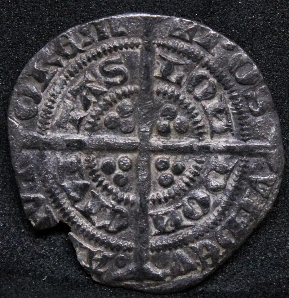 Edward III (1327-1377), Pre-Treaty Halfgroat, series C, mm:cross 1- S.1574