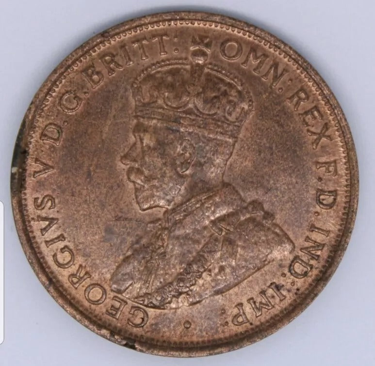 1911 Australia Penny, George V, some Origional Lustre Great Condition