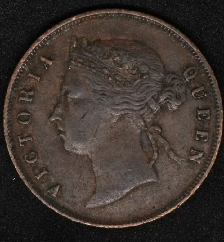 Straits Settlements 1 Cent 1897, Victoria, VF