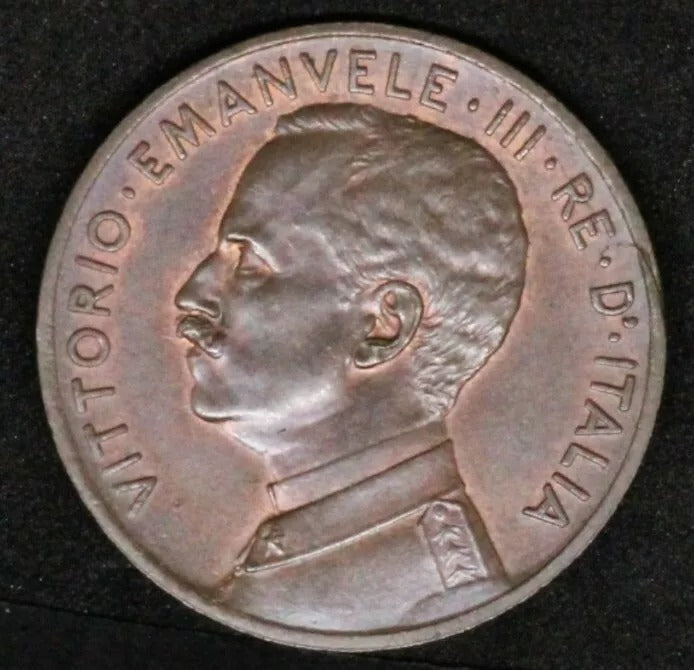 Italy: Vittorio Emanuele III 5 Centesimi 1912 UNC/BU & RB, KM-42