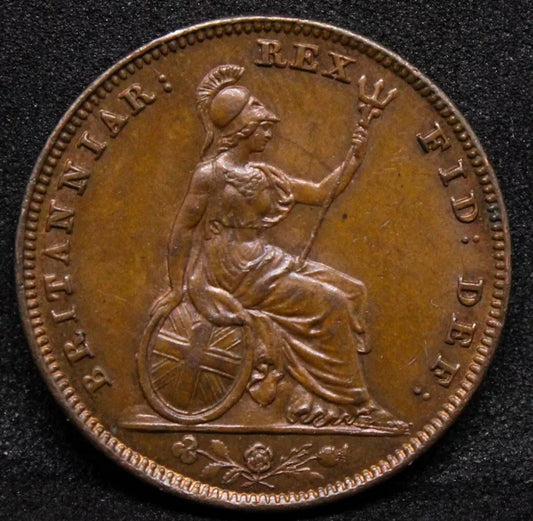 1837 Farthing - William IV. S.3848 EF